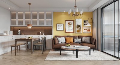 美式客餐厅3D模型下载